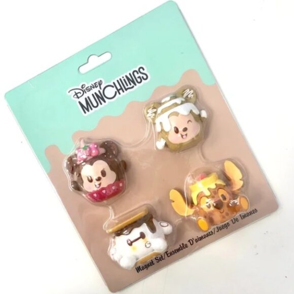 Disney Other - SOLD Disney Parks Munchlings 4 Magnets Set - NIP